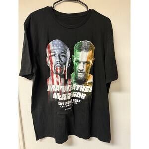 Floyd Mayweather Conor McGregor Limited Edition Boxing Official Fight Shirt 250